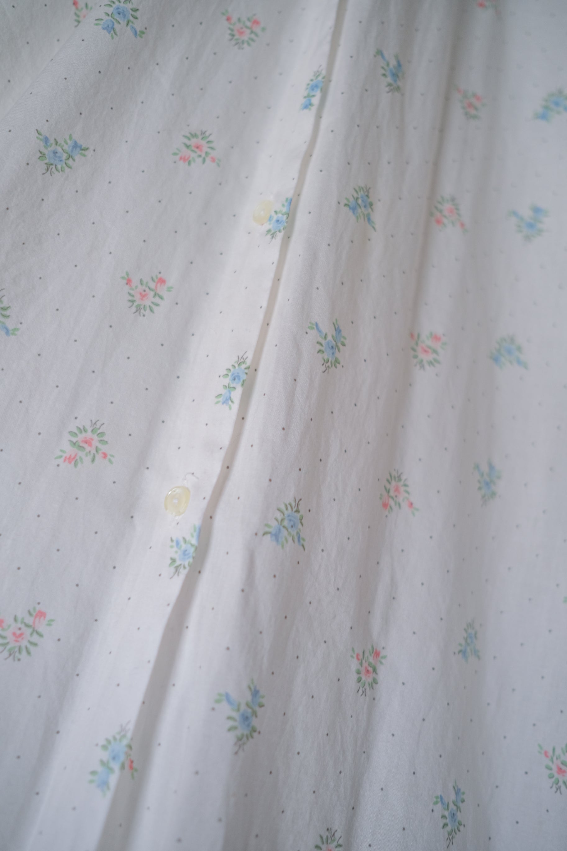 Vintage Night Dress / 碎花透膚V領睡衣洋裝