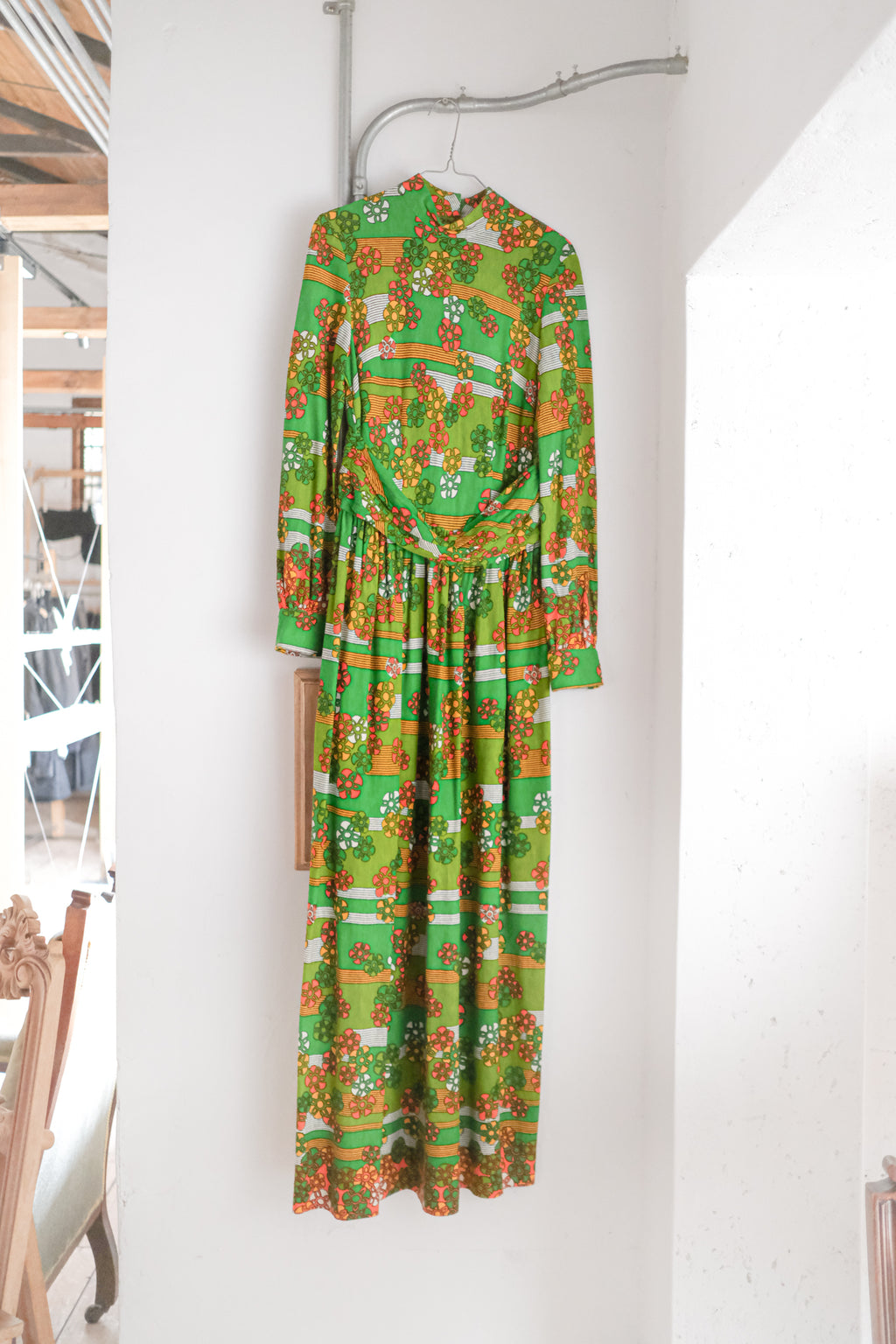 Vintage Mexican Oaxana Embroidered Dress