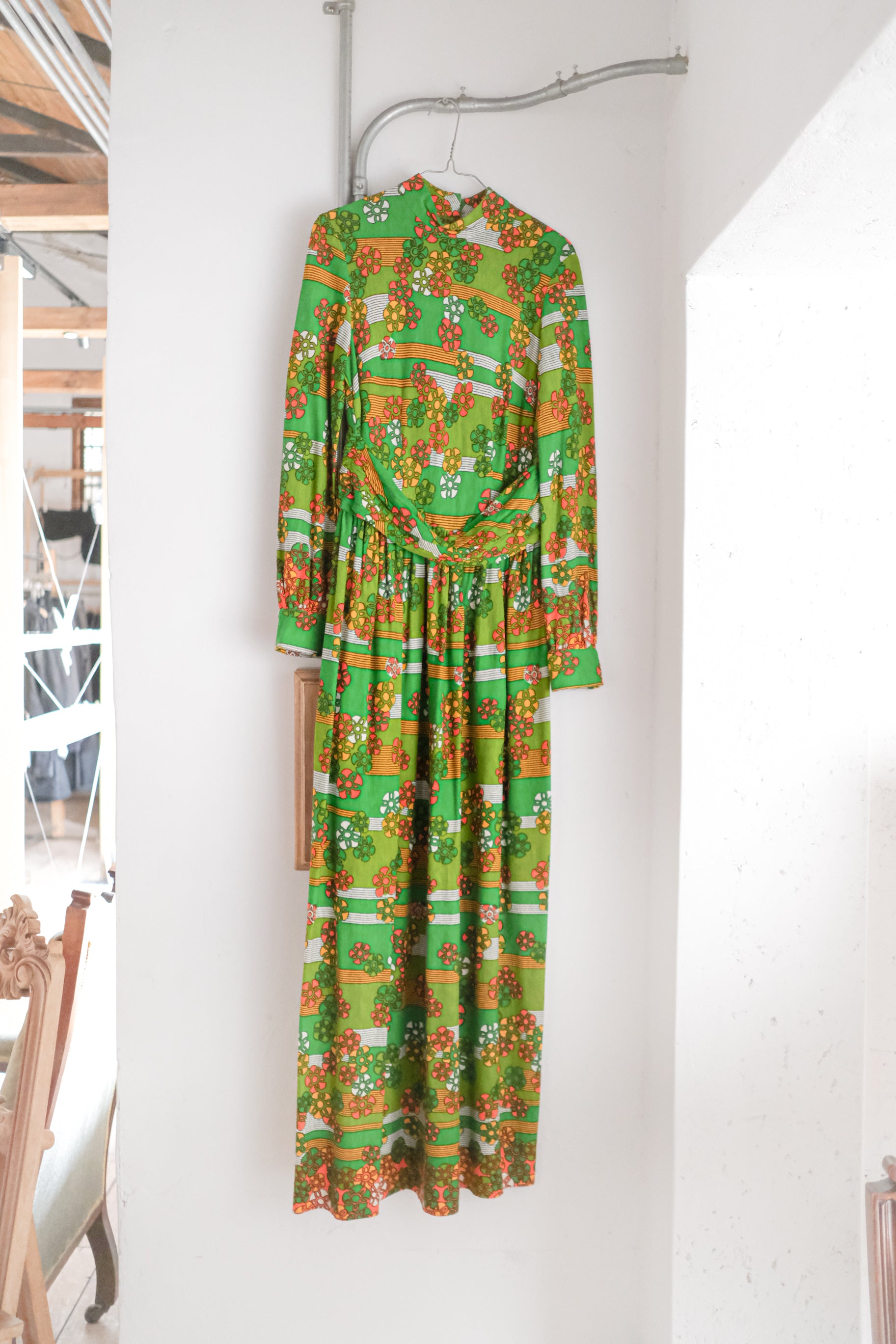 Vintage Mexican Oaxana Embroidered Dress