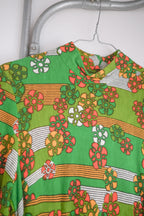 Vintage Mexican Oaxana Embroidered Dress