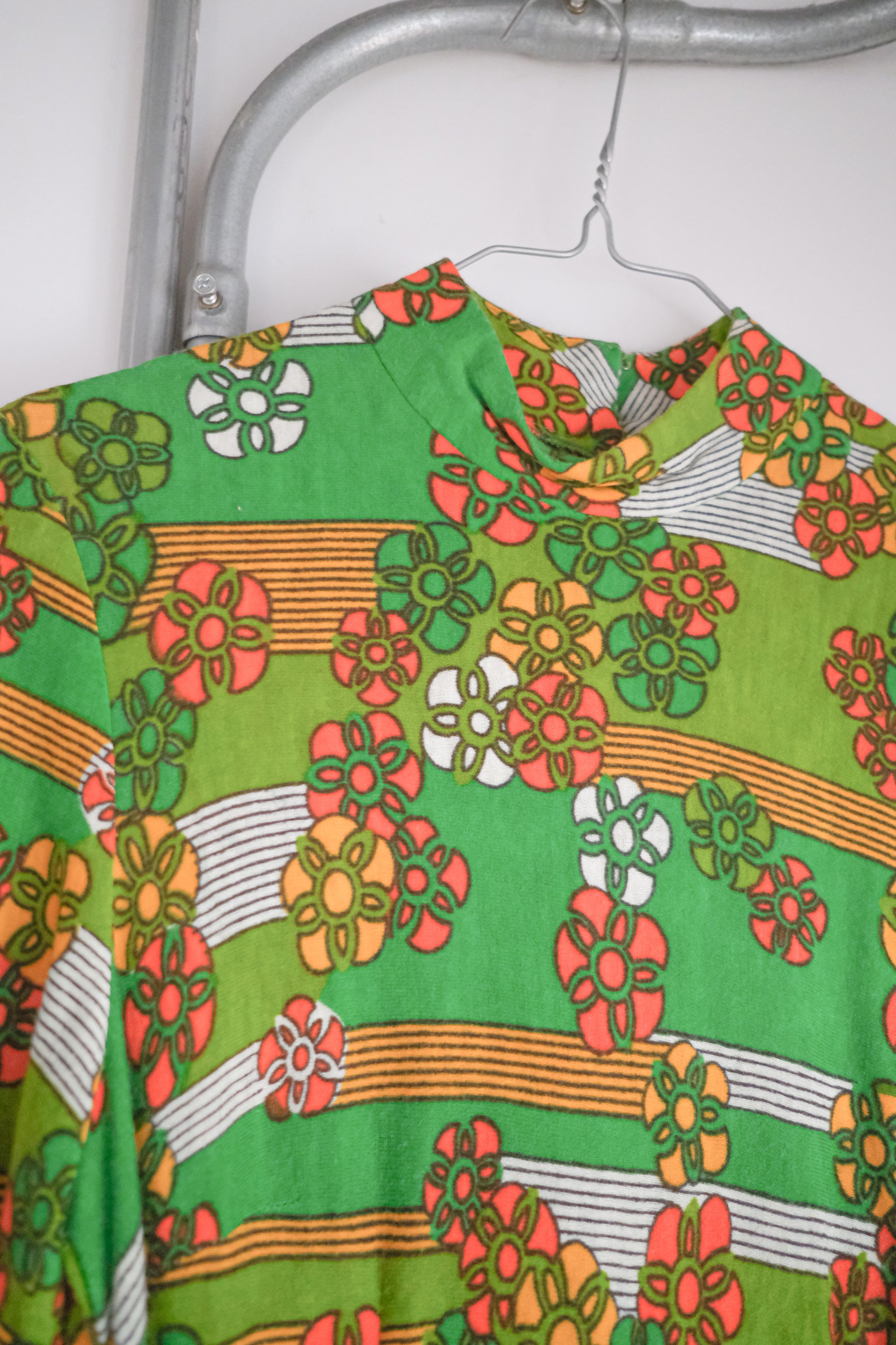 Vintage Mexican Oaxana Embroidered Dress