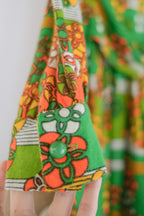 Vintage Mexican Oaxana Embroidered Dress