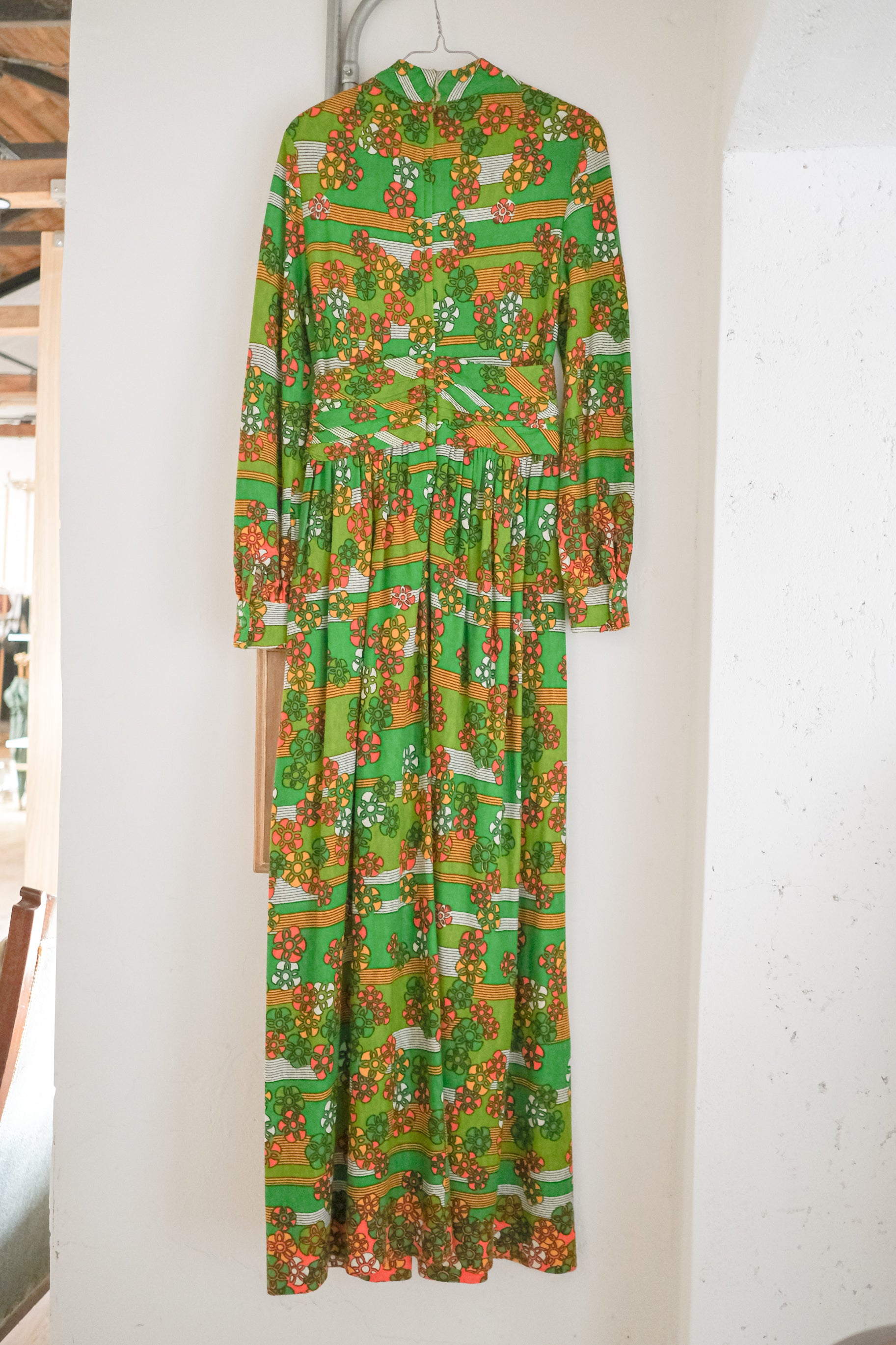 Vintage Mexican Oaxana Embroidered Dress