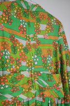 Vintage Mexican Oaxana Embroidered Dress