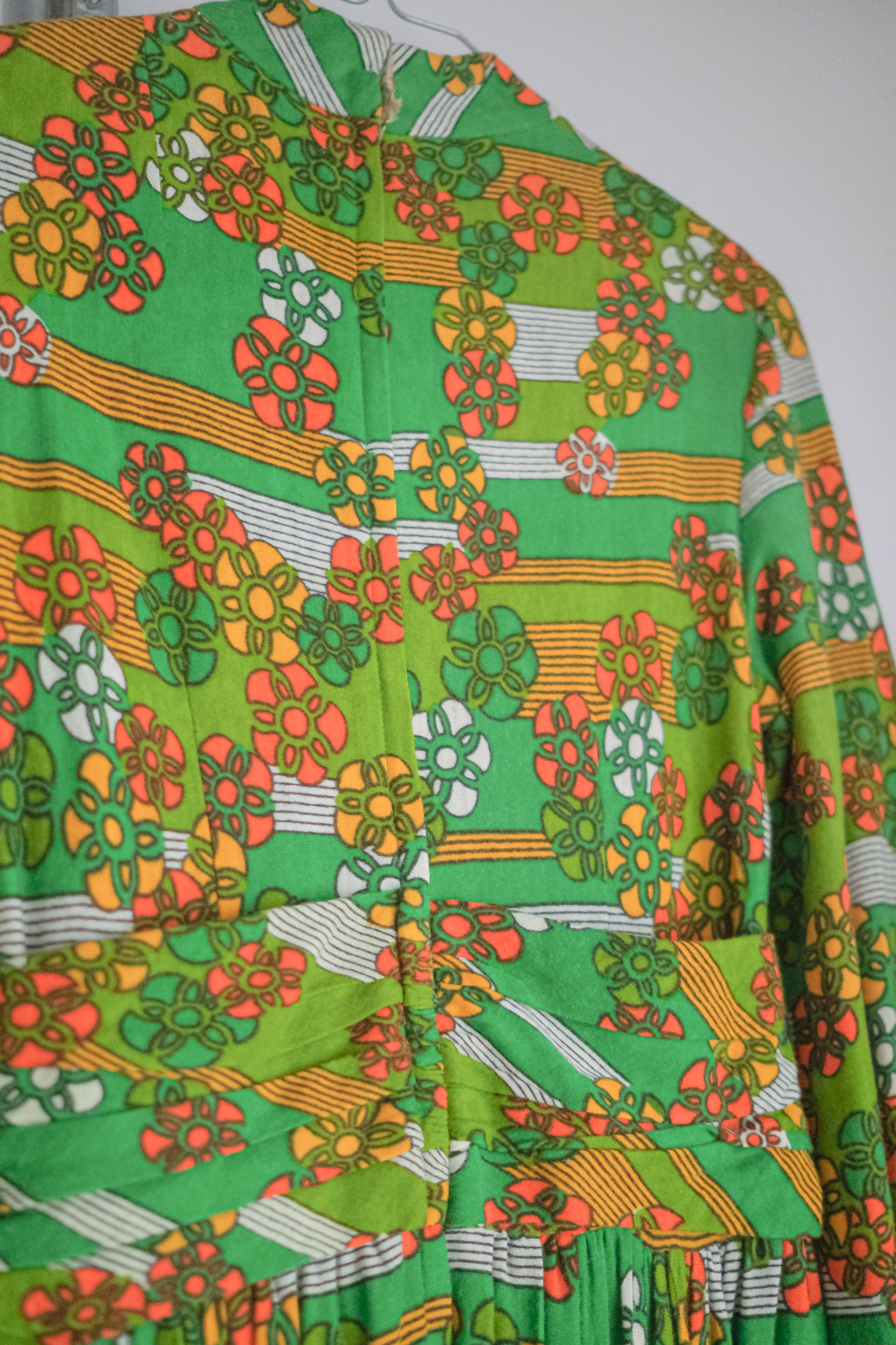 Vintage Mexican Oaxana Embroidered Dress