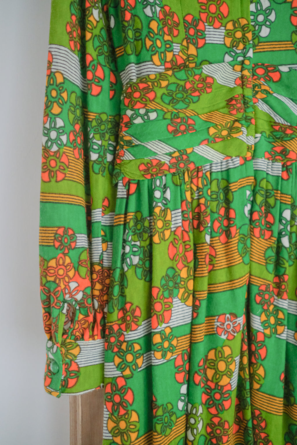 Vintage Mexican Oaxana Embroidered Dress