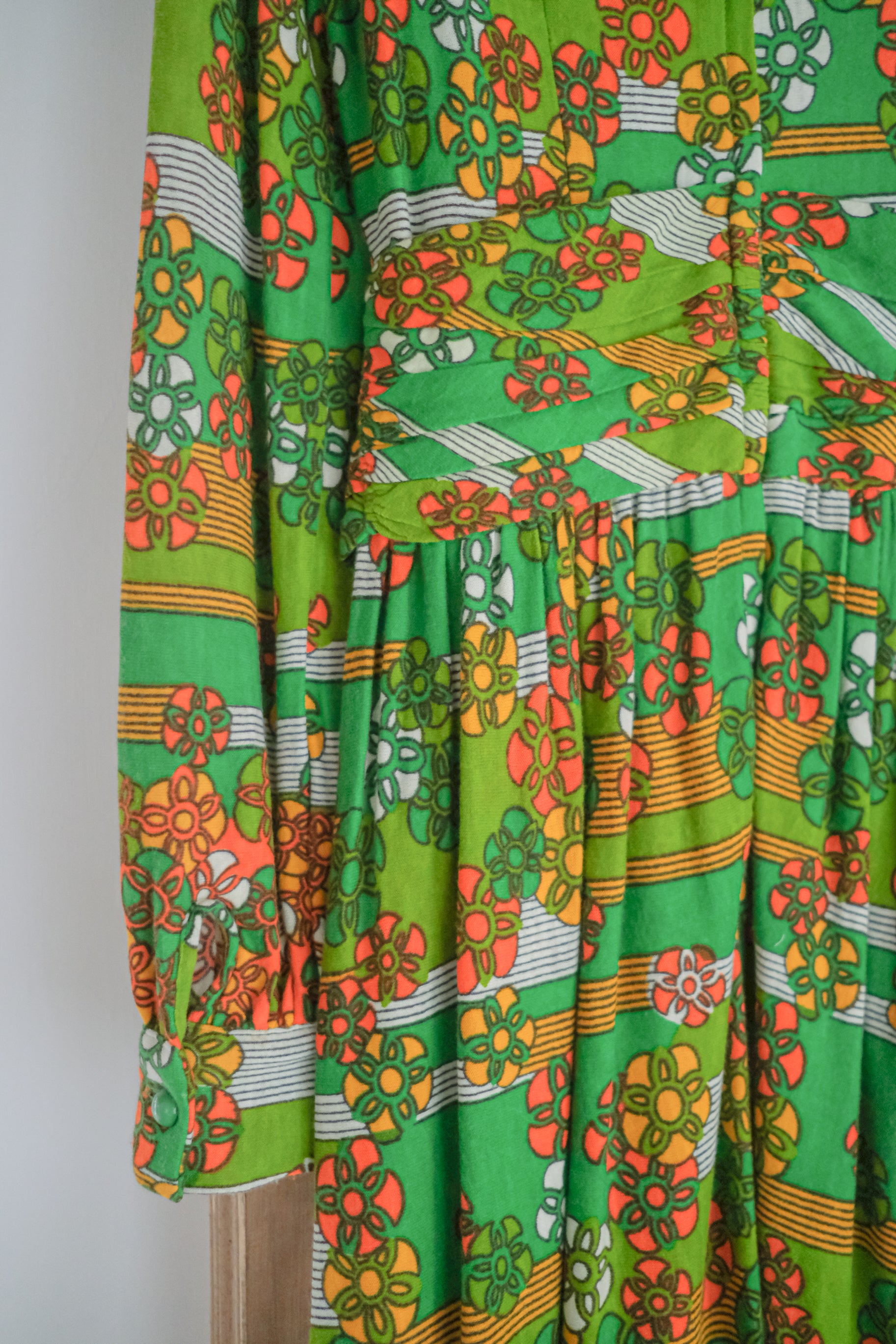 Vintage Mexican Oaxana Embroidered Dress