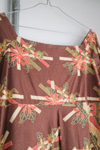 Vintage Mexican Oaxana Embroidered Dress