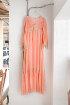 Vintage Mexican Oaxana Embroidered Dress