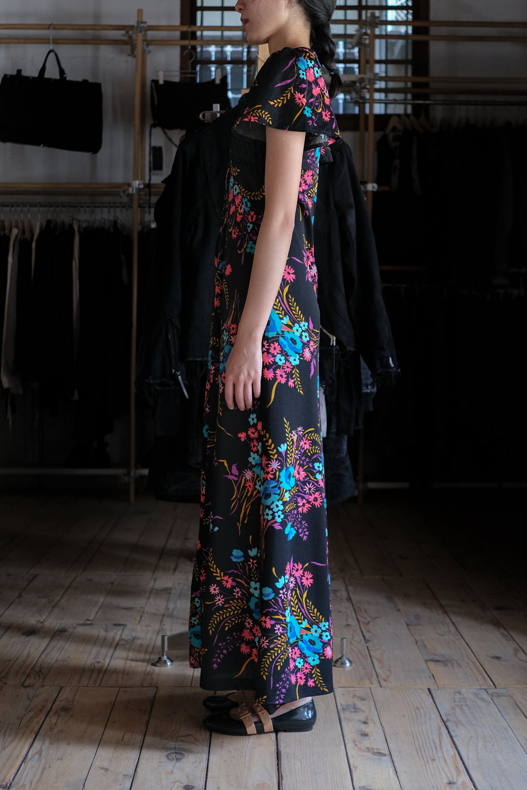 Vintage Mexican Oaxana Embroidered Dress
