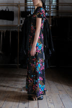 Vintage Mexican Oaxana Embroidered Dress