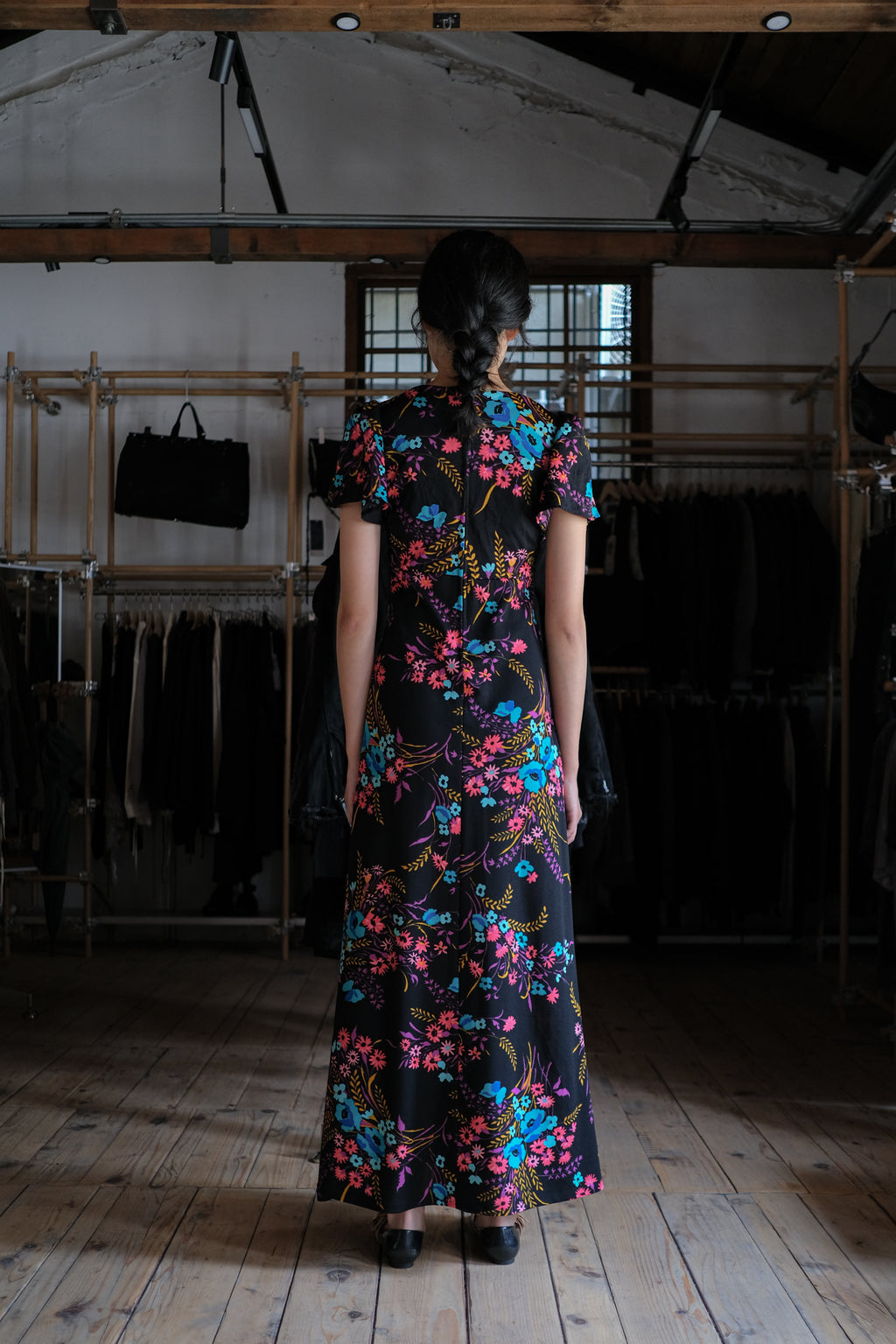 Vintage Mexican Oaxana Embroidered Dress