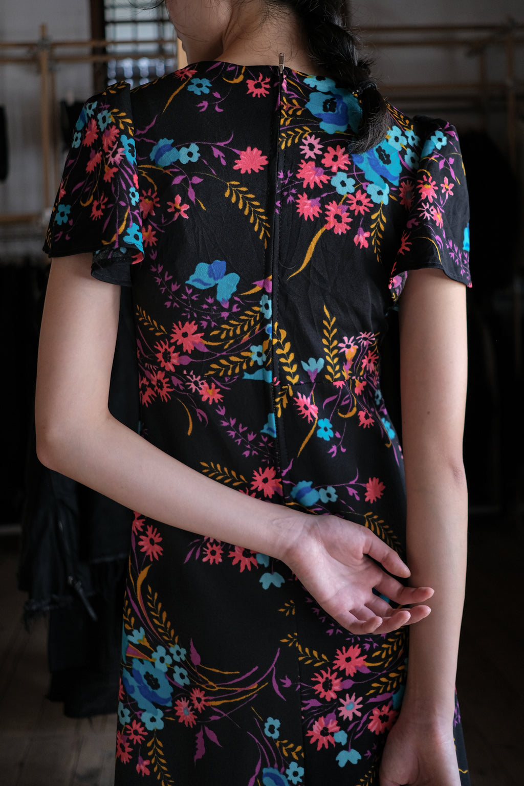 Vintage Mexican Oaxana Embroidered Dress