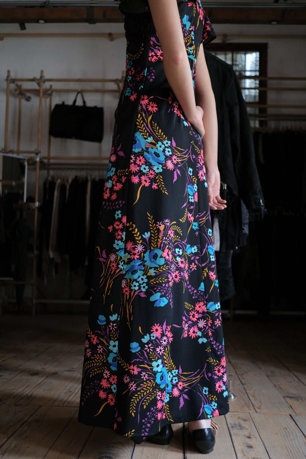 Vintage Mexican Oaxana Embroidered Dress