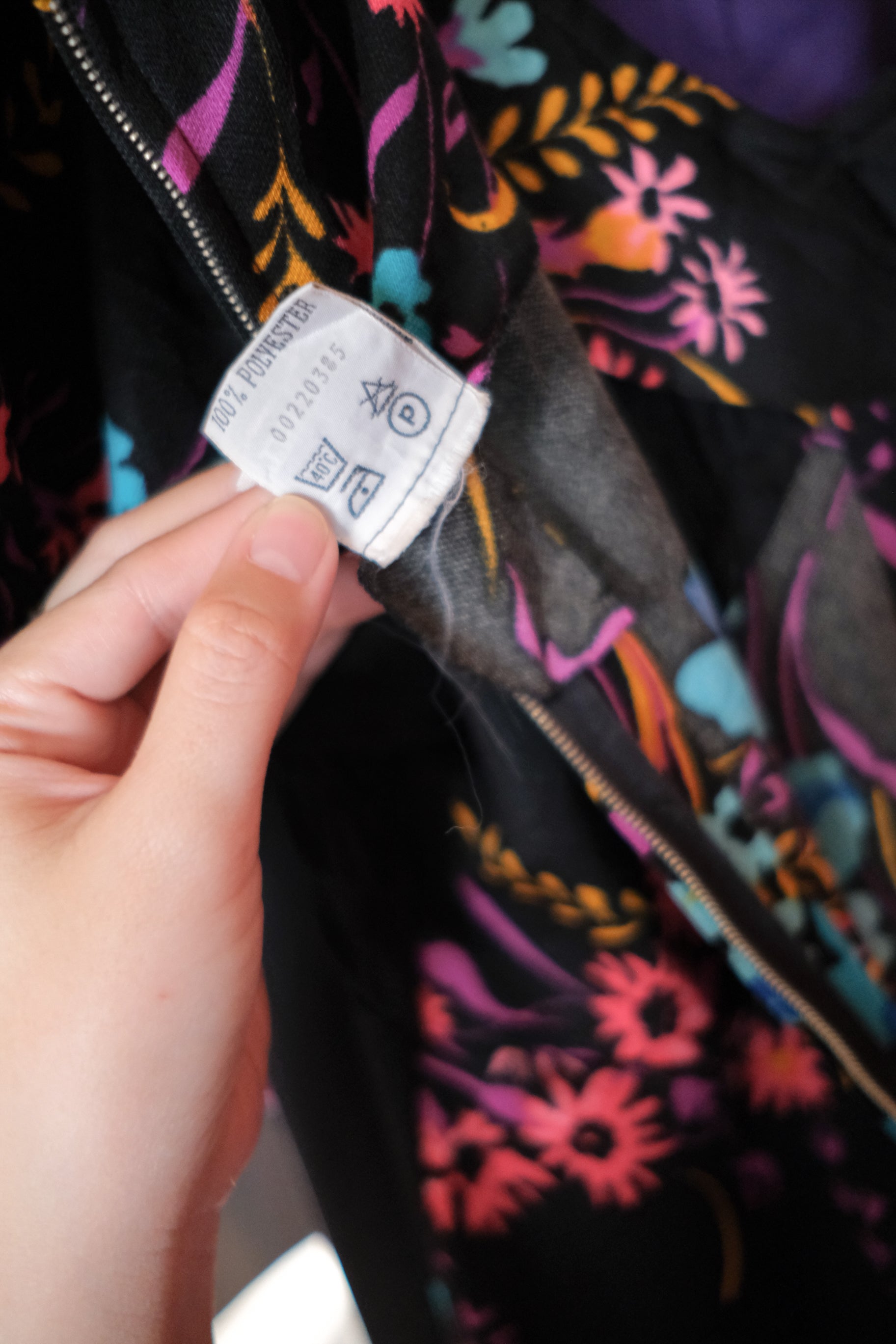 Vintage Mexican Oaxana Embroidered Dress