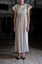 Vintage Mexican Oaxana Embroidered Dress
