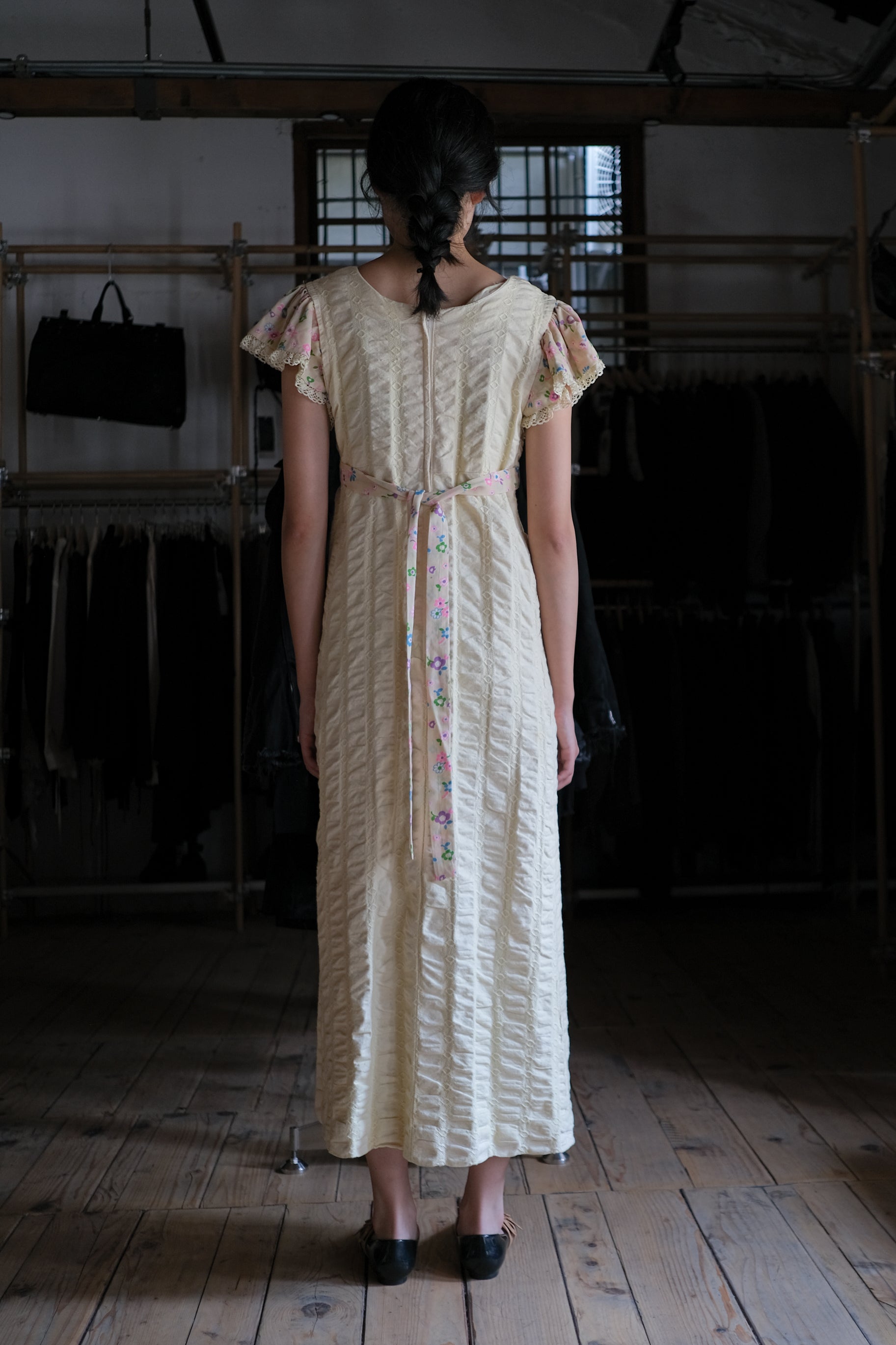 Vintage Mexican Oaxana Embroidered Dress