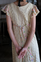 Vintage Mexican Oaxana Embroidered Dress