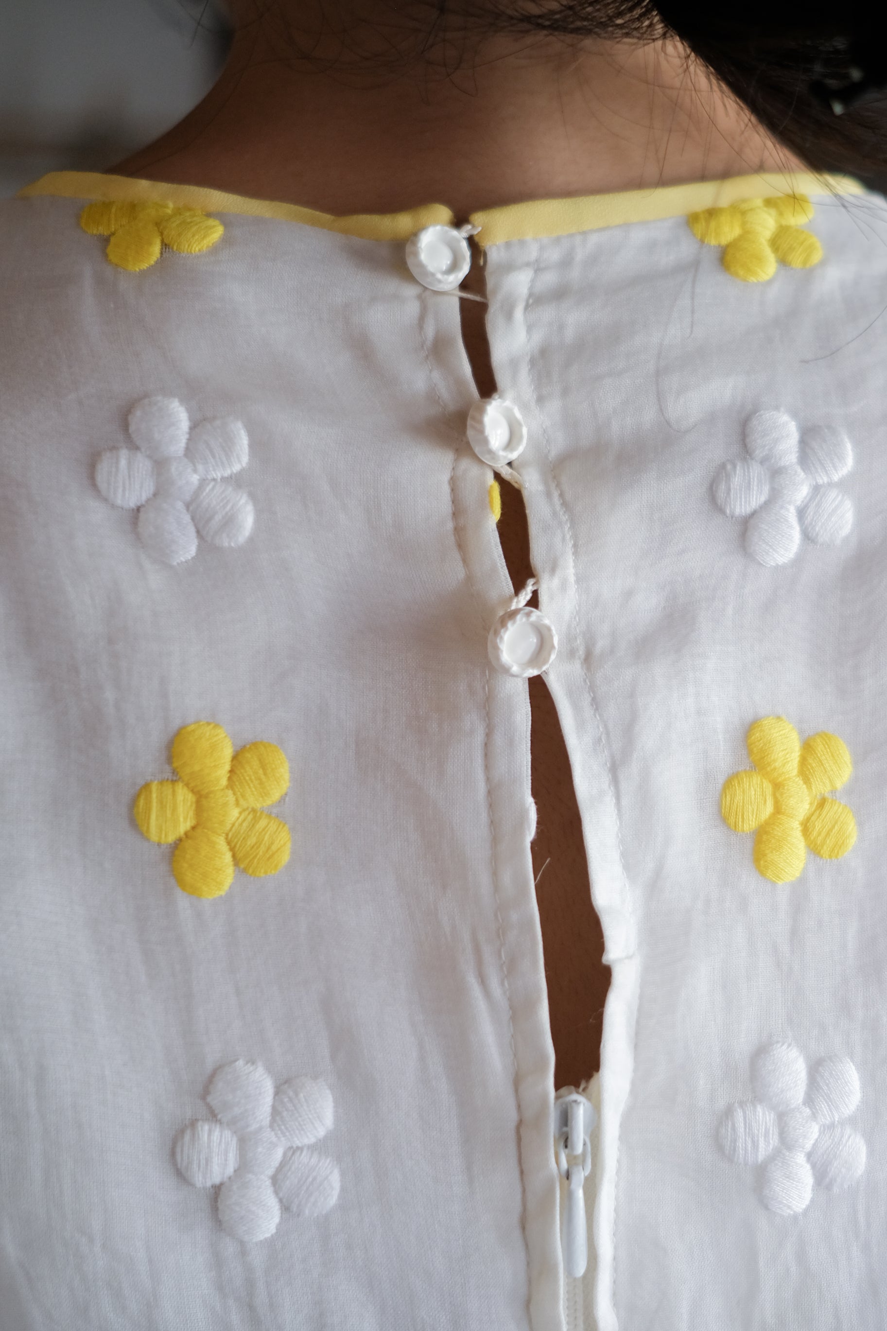 Vintage Silk Gauze Floral Dress / 古著絲質小花洋裝