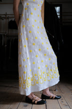 Vintage Silk Gauze Floral Dress / 古著絲質小花洋裝