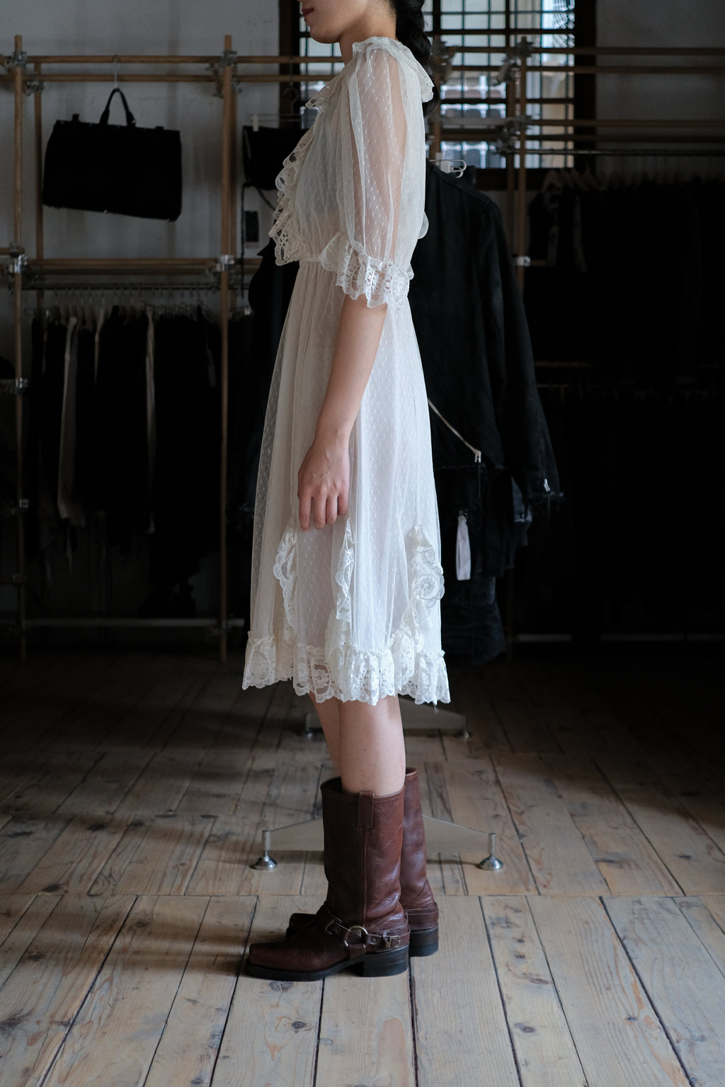 Vintage Mexican Oaxana Embroidered Dress