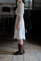 Vintage Mexican Oaxana Embroidered Dress