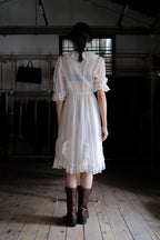 Vintage Mexican Oaxana Embroidered Dress