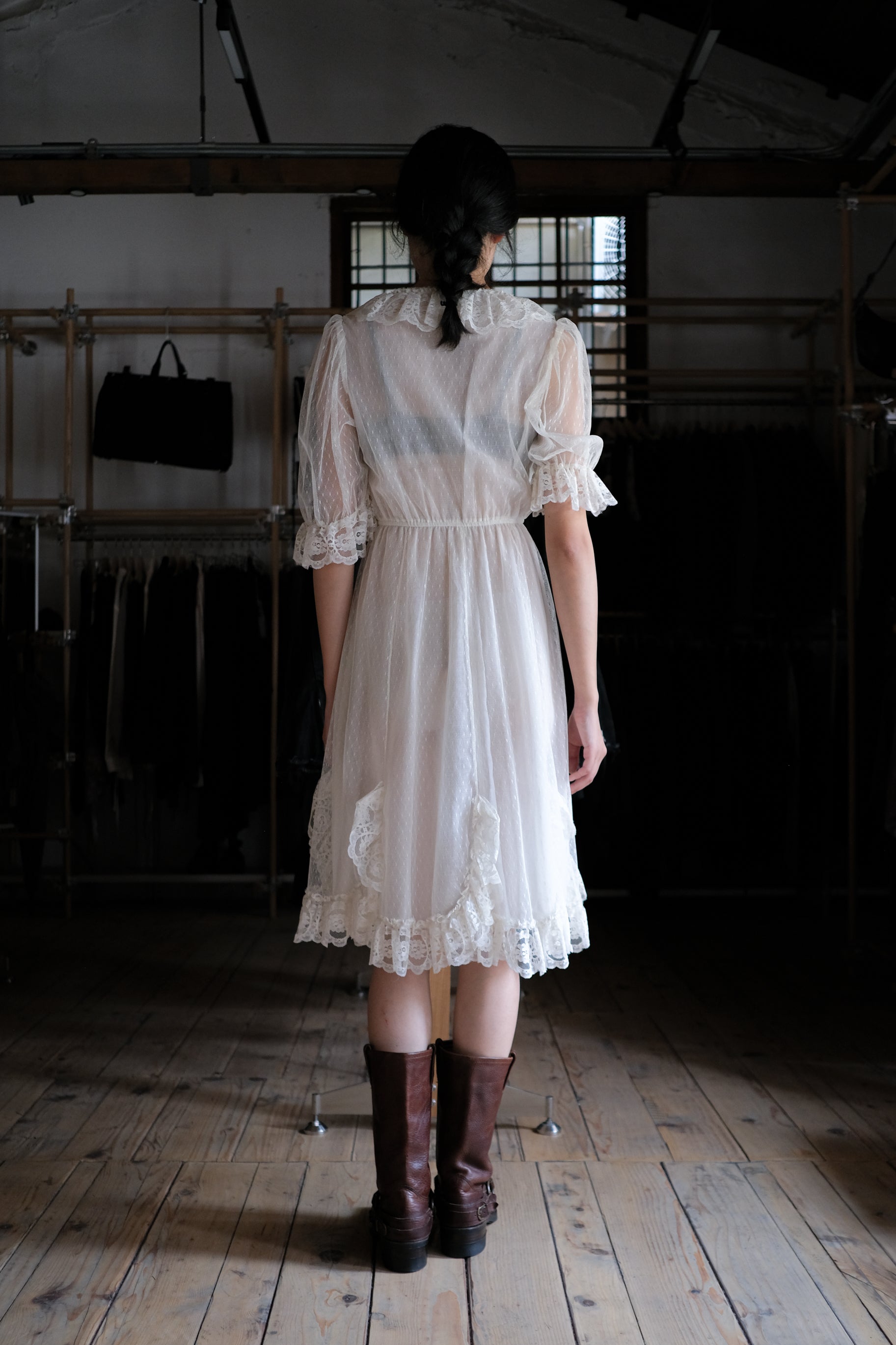 Vintage Mexican Oaxana Embroidered Dress