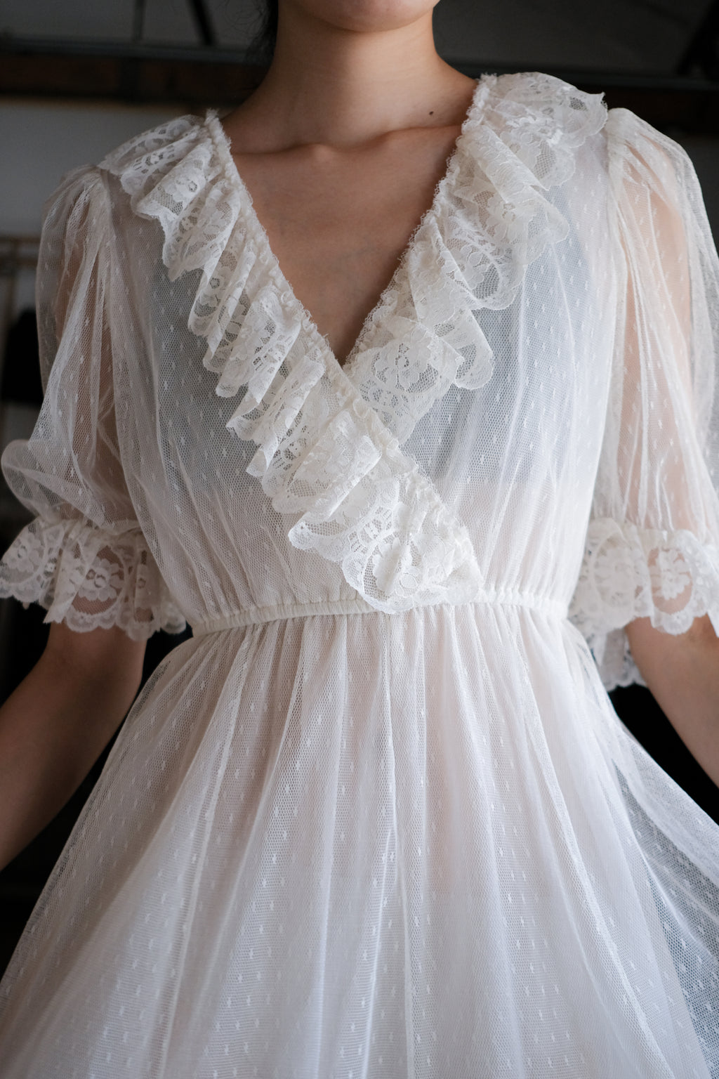 Vintage Mexican Oaxana Embroidered Dress