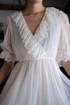 Vintage Mexican Oaxana Embroidered Dress