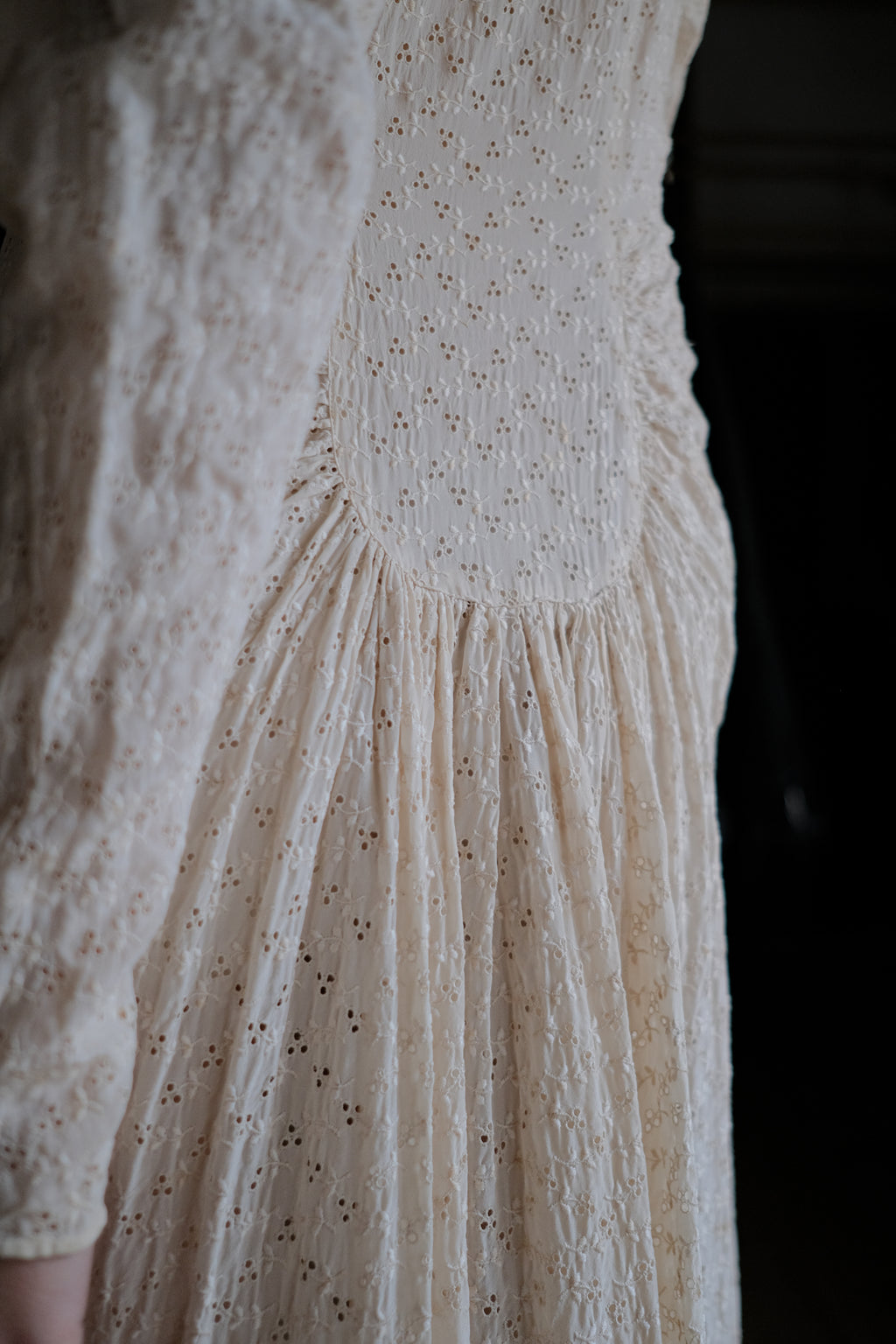 Vintage Mexican Oaxana Embroidered Dress