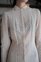 Vintage Mexican Oaxana Embroidered Dress