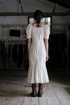 1970’s "Hana Hou" Muumuu Lace Dress / 古著米色穆穆蕾絲洋裝