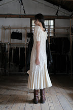 1970’s "Hana Hou" Muumuu Lace Dress / 古著米色穆穆蕾絲洋裝