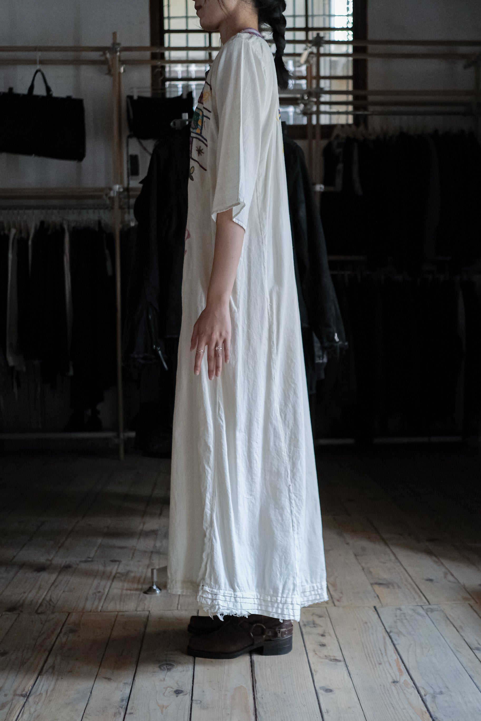 Vintage Egyptian Siwa Oasis Kaftan / 埃及古著錫瓦刺繡長袍