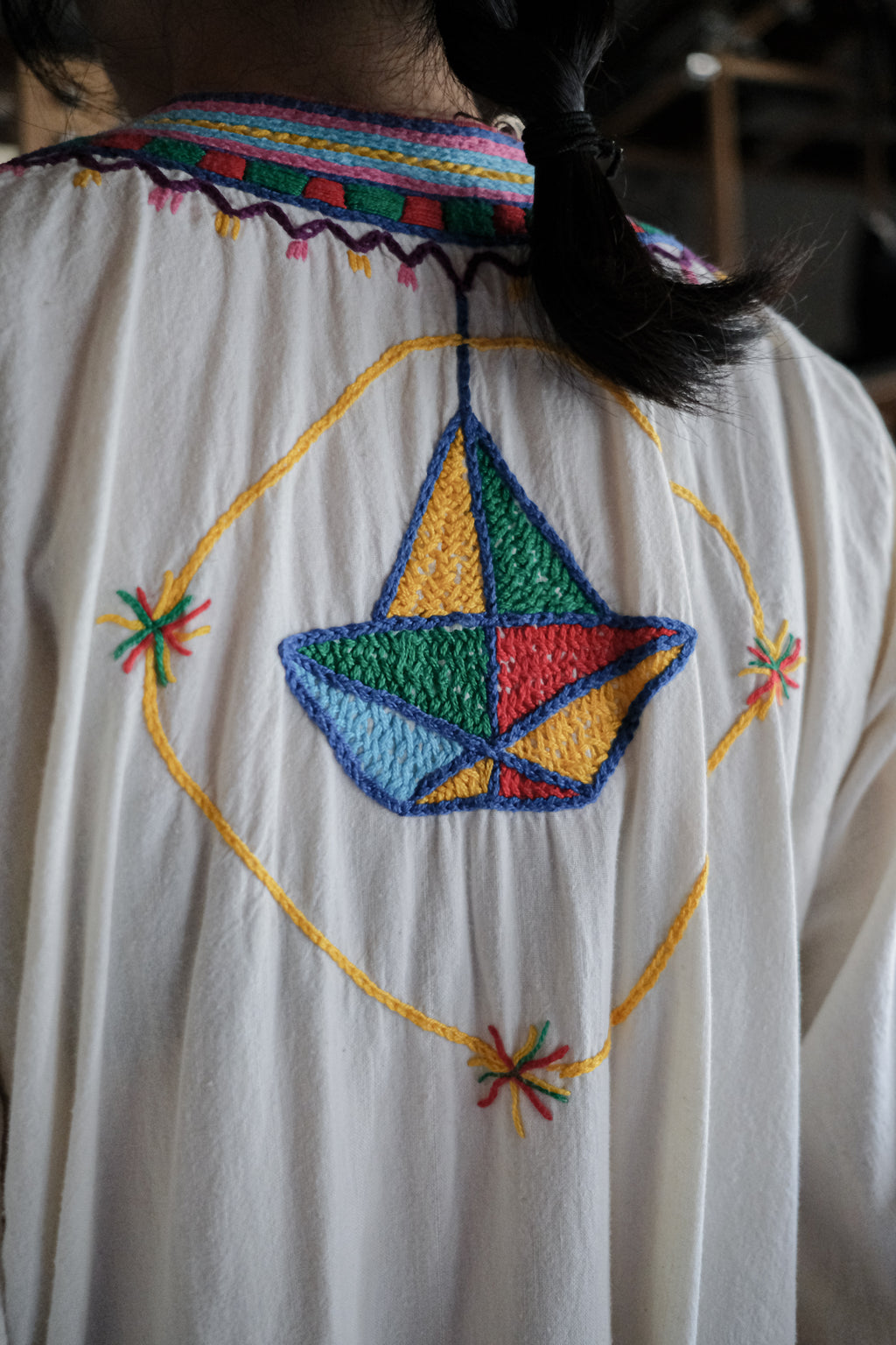 Vintage Egyptian Siwa Oasis Kaftan / 埃及古著錫瓦刺繡長袍