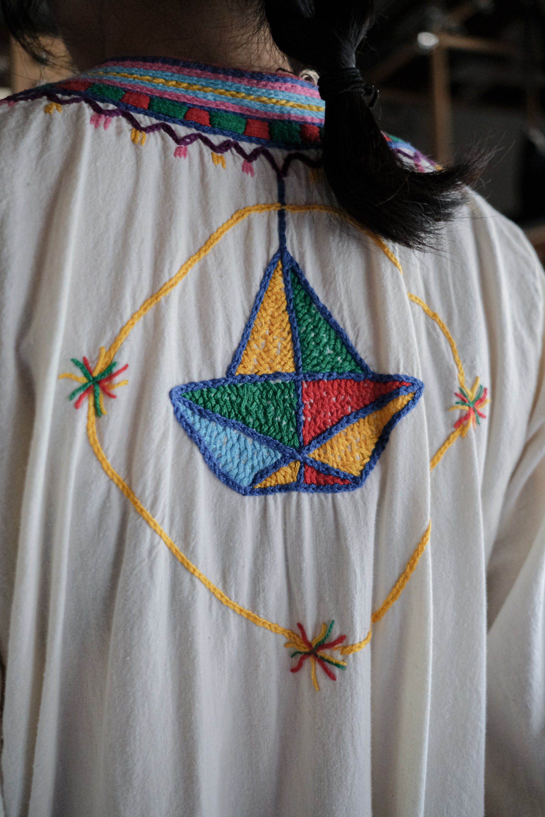 Vintage Egyptian Siwa Oasis Kaftan / 埃及古著錫瓦刺繡長袍