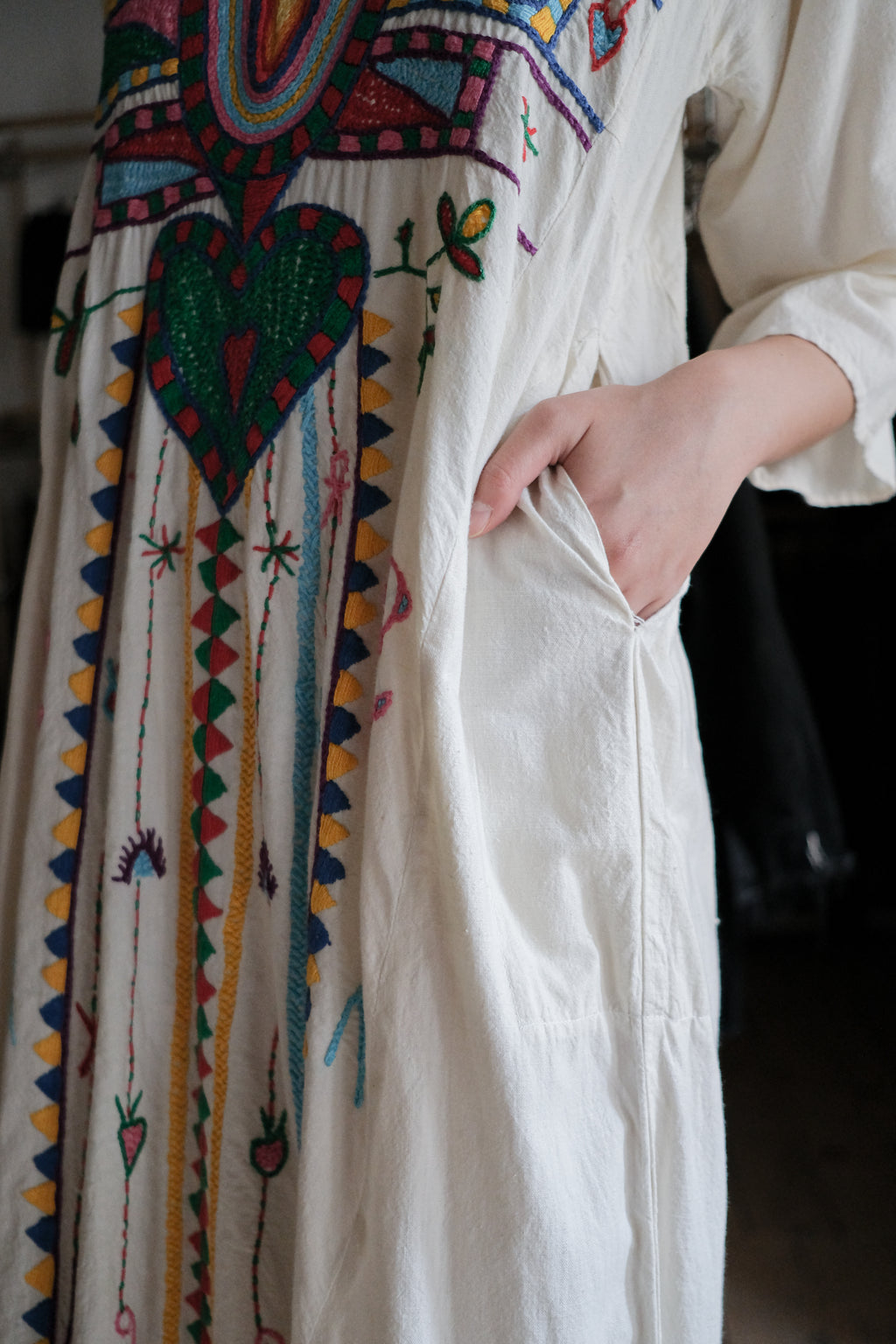 Vintage Egyptian Siwa Oasis Kaftan / 埃及古著錫瓦刺繡長袍