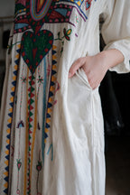 Vintage Egyptian Siwa Oasis Kaftan / 埃及古著錫瓦刺繡長袍