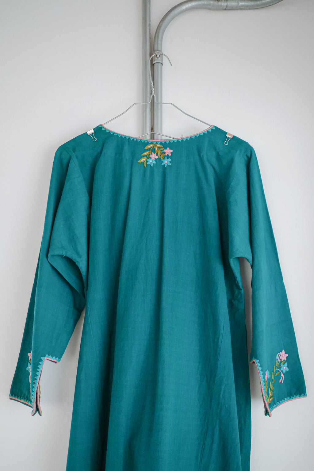 Vintage Mexican Oaxana Embroidered Dress