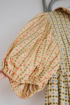 1970’s James Holton Puff Sleeve Dress / 古著果昔泡泡袖荷葉魚尾洋裝