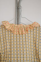 1970’s James Holton Puff Sleeve Dress / 古著果昔泡泡袖荷葉魚尾洋裝