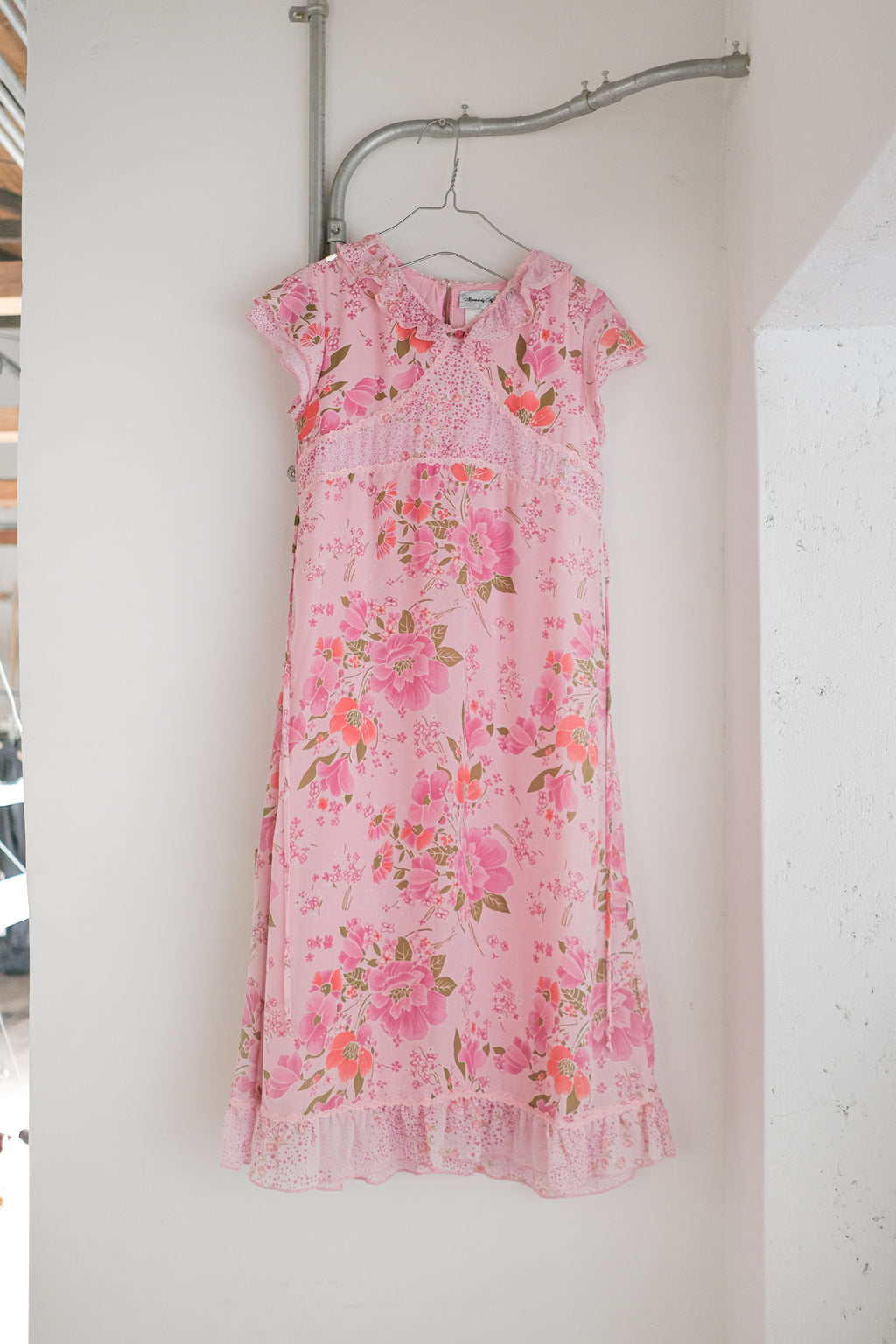 Vintage Mexican Oaxana Embroidered Dress