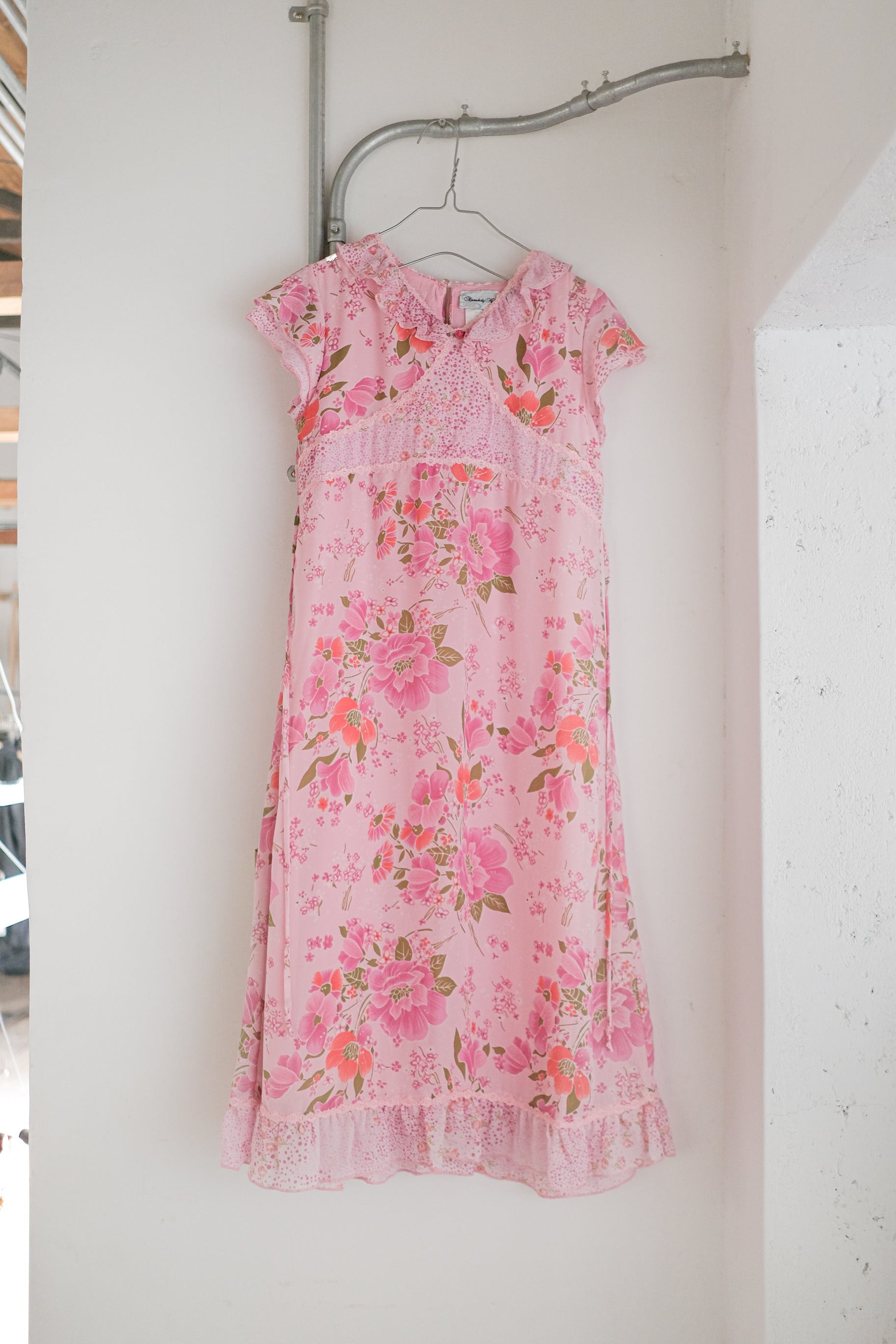 Vintage Mexican Oaxana Embroidered Dress