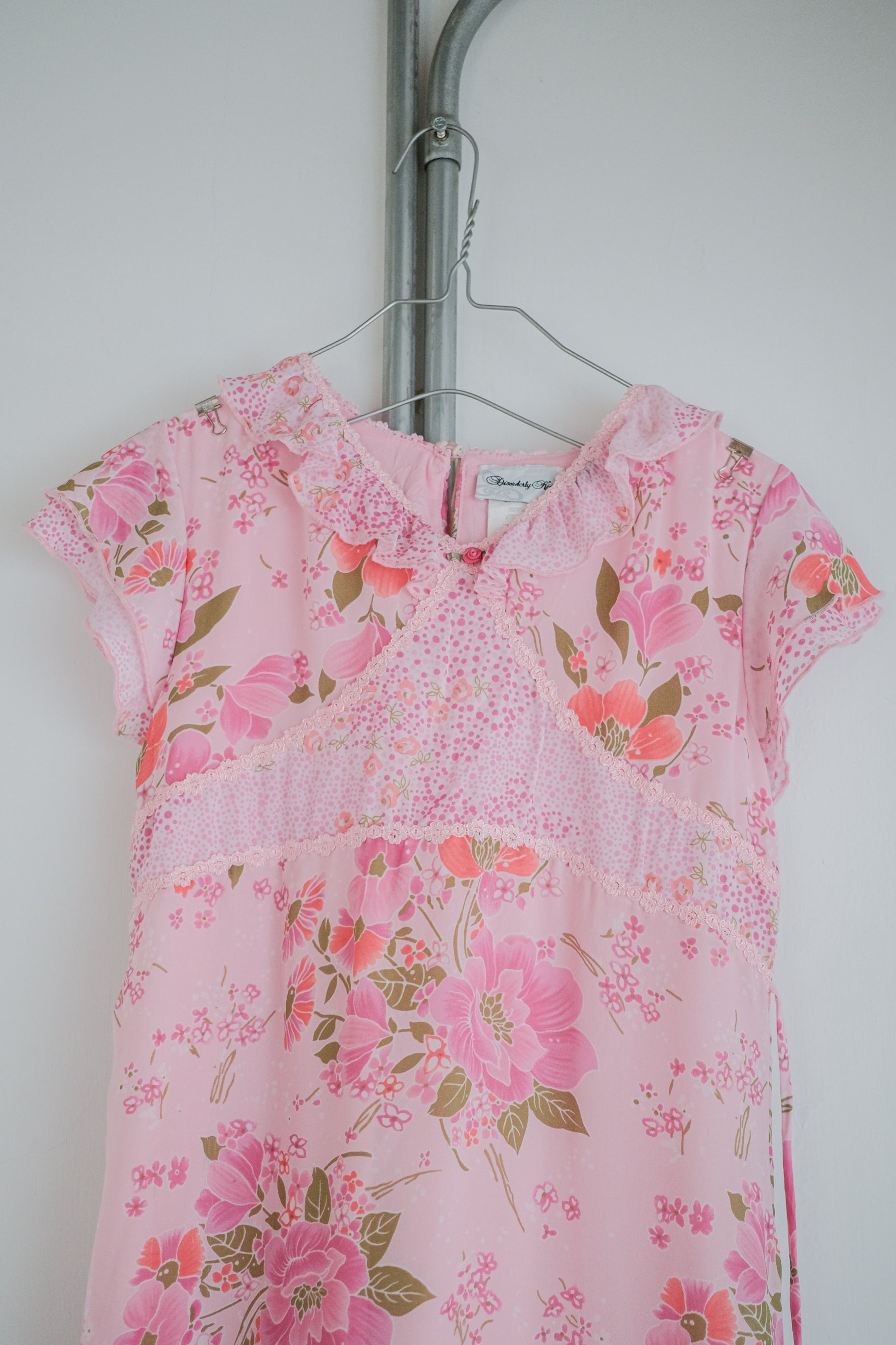 Vintage Mexican Oaxana Embroidered Dress