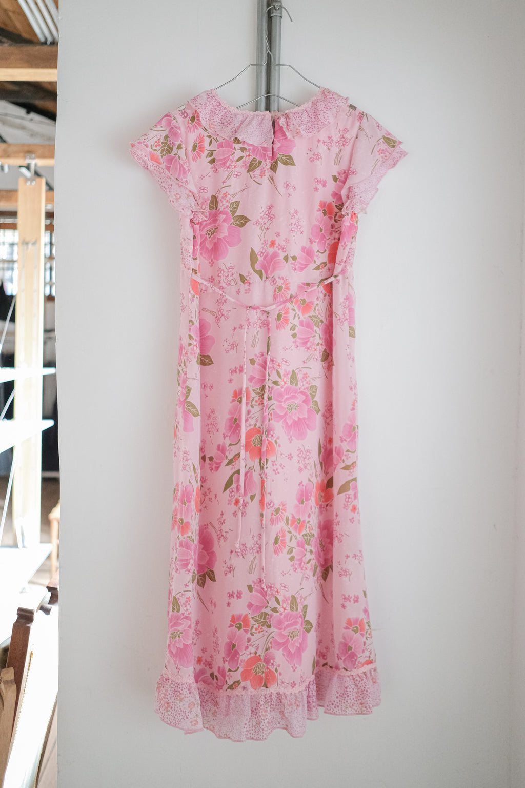 Vintage Mexican Oaxana Embroidered Dress