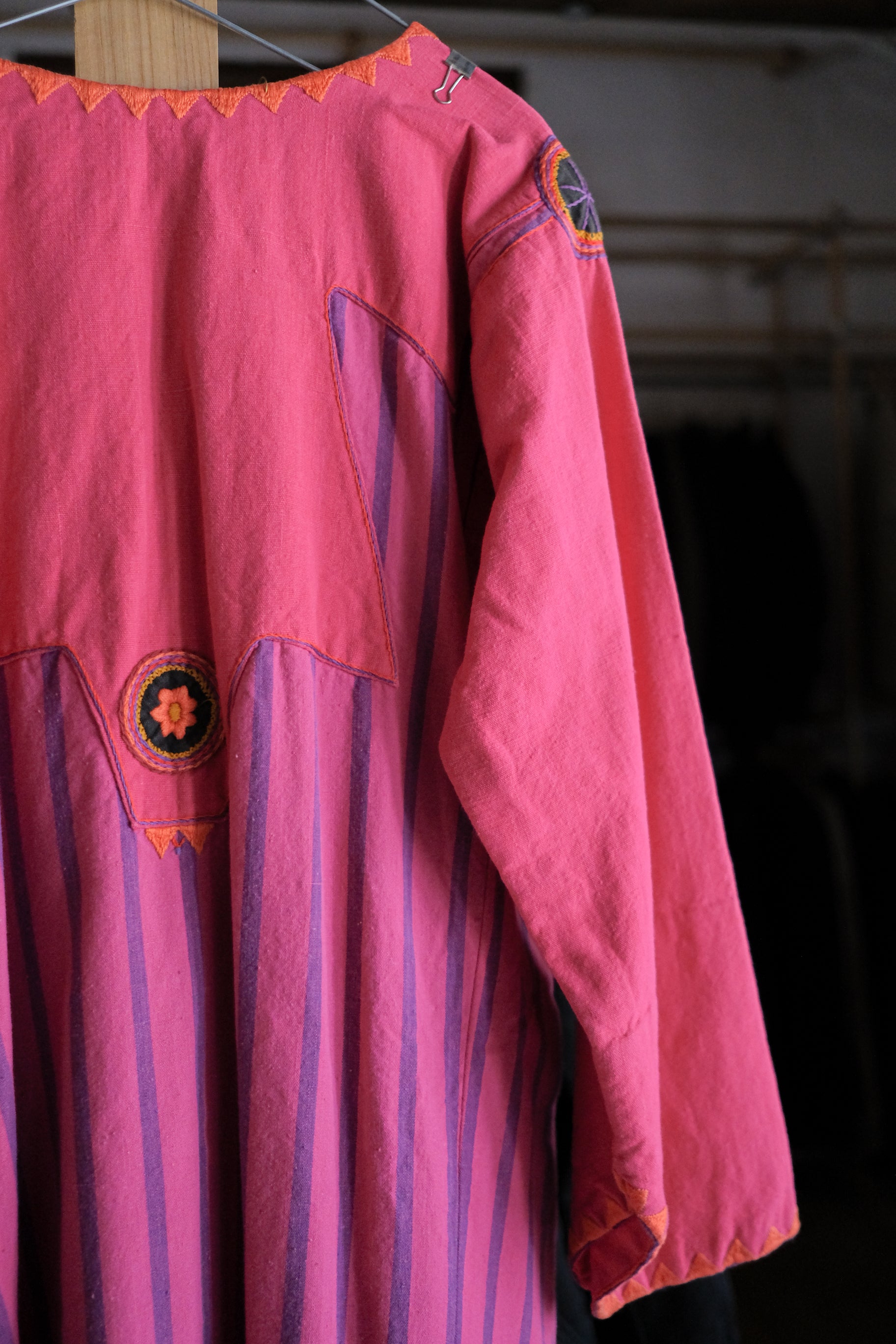 1970’s Josefa Embroidered Boho Mexican Kaftan / 古著Josefa椿之墨西哥刺繡長袍