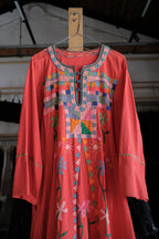 Vintage Mexican Oaxana Embroidered Dress