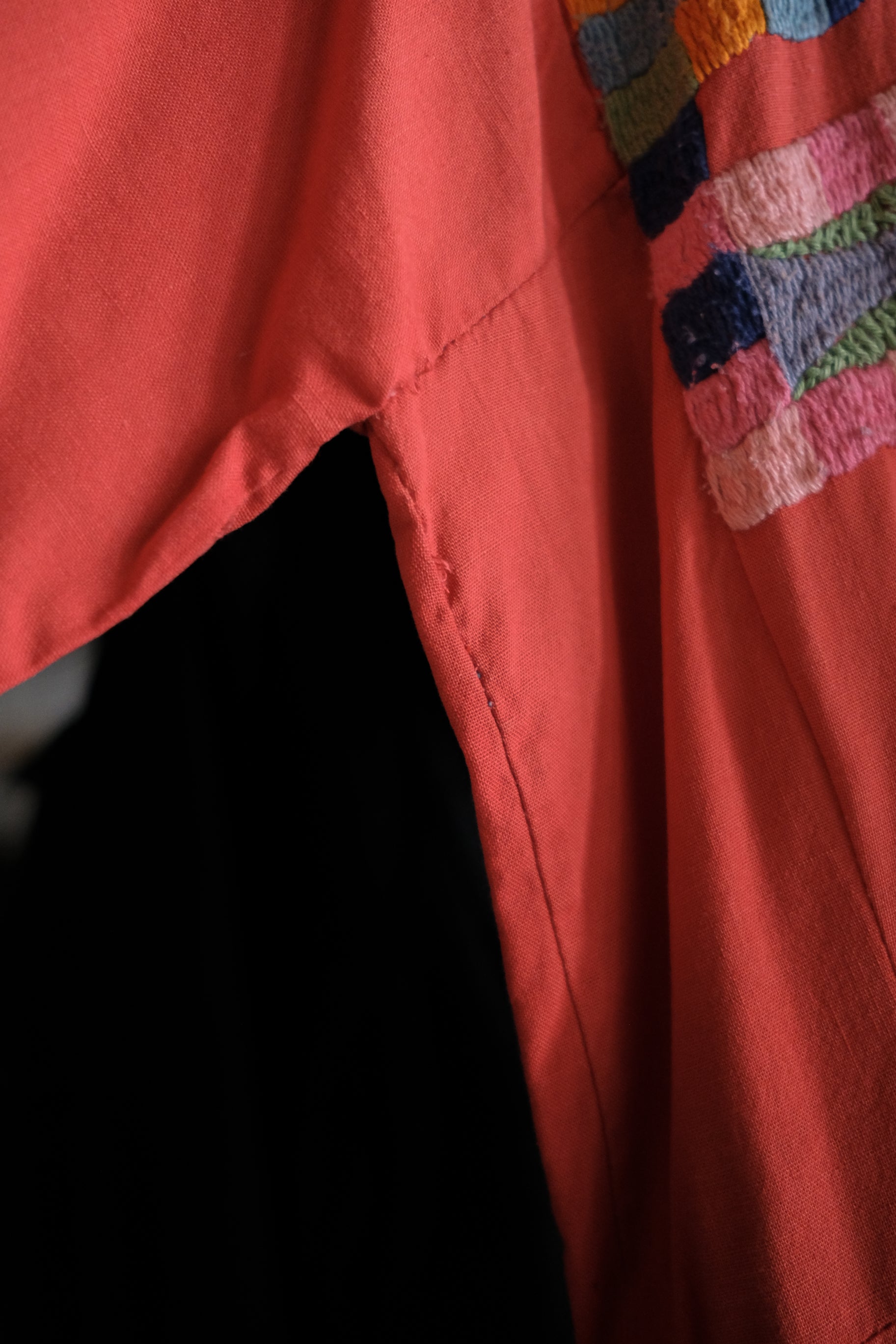 Vintage Mexican Oaxana Embroidered Dress