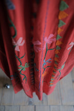 Vintage Mexican Oaxana Embroidered Dress
